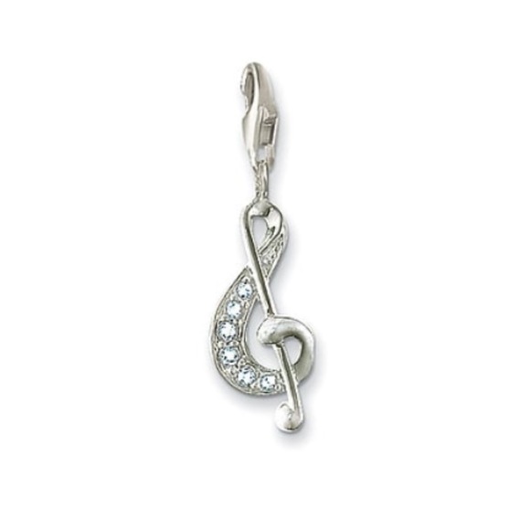 THOMAS SABO
Cubic Zirconia Music Note Charm - Picture 1 of 2